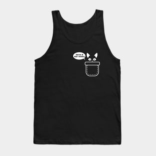 Pocket cat Tank Top